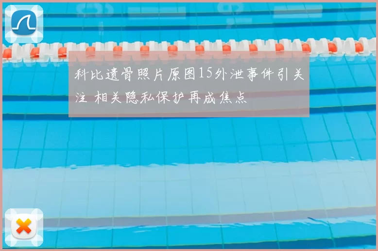 科比遗骨照片原图15外泄事件引关注 相关隐私保护再成焦点